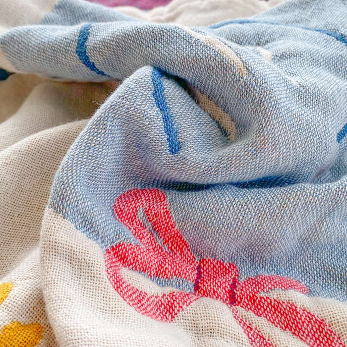 91家纺网 家纺一手货源 找家纺 美宜家2025新款全棉水洗纱布枕巾 迪吉象一对