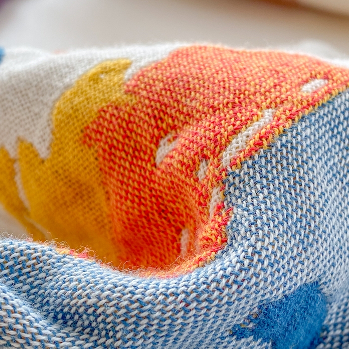 91家纺网 家纺一手货源 找家纺 美宜家2025新款全棉水洗纱布枕巾 旺旺一对