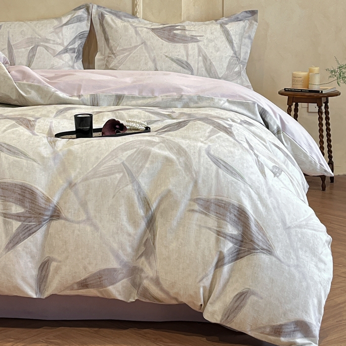 91家纺网 家纺一手货源 找家纺 （总）禾时 2025新款全棉超柔数码印花磨毛四件套（32x21磨毛）