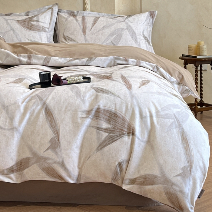 91家纺网 家纺一手货源 找家纺 （总）禾时 2025新款全棉超柔数码印花磨毛四件套（32x21磨毛）