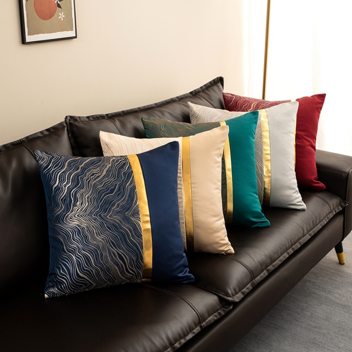 （总）新奇异 2025新款新中式肌理纹抱枕