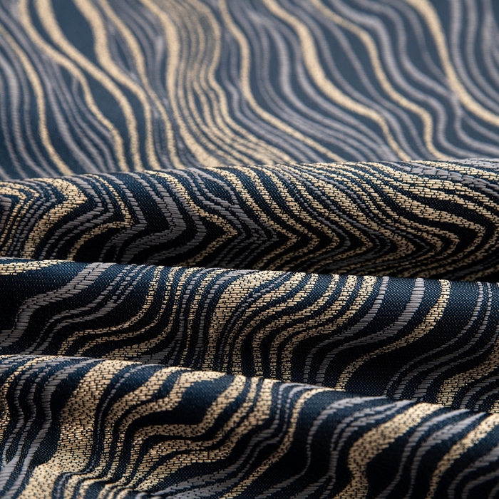 91家纺网 家纺一手货源 找家纺 新奇异 2025新款新中式肌理纹抱枕 丝澜云影-孔雀蓝