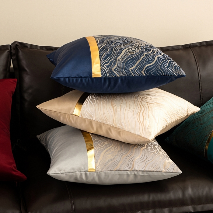 91家纺网 家纺一手货源 找家纺 新奇异 2025新款新中式肌理纹抱枕 组合图仅供展示