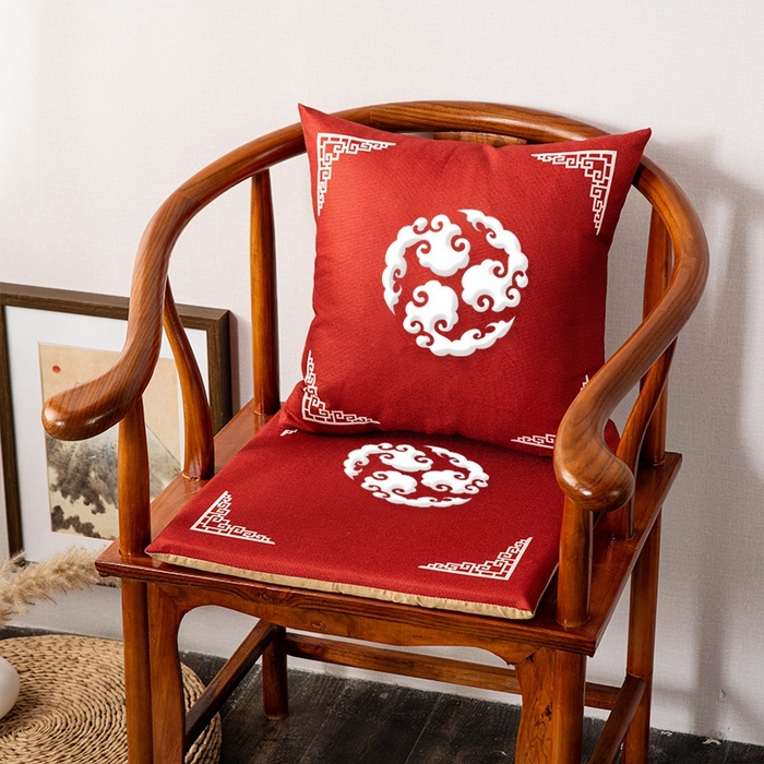 91家纺网 家纺一手货源 找家纺 （总）新奇异 2025新款高弹pp棉新中式坐垫+抱枕