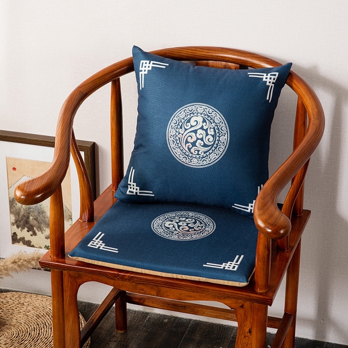 91家纺网 家纺一手货源 找家纺 （总）新奇异 2025新款高弹pp棉新中式坐垫+抱枕