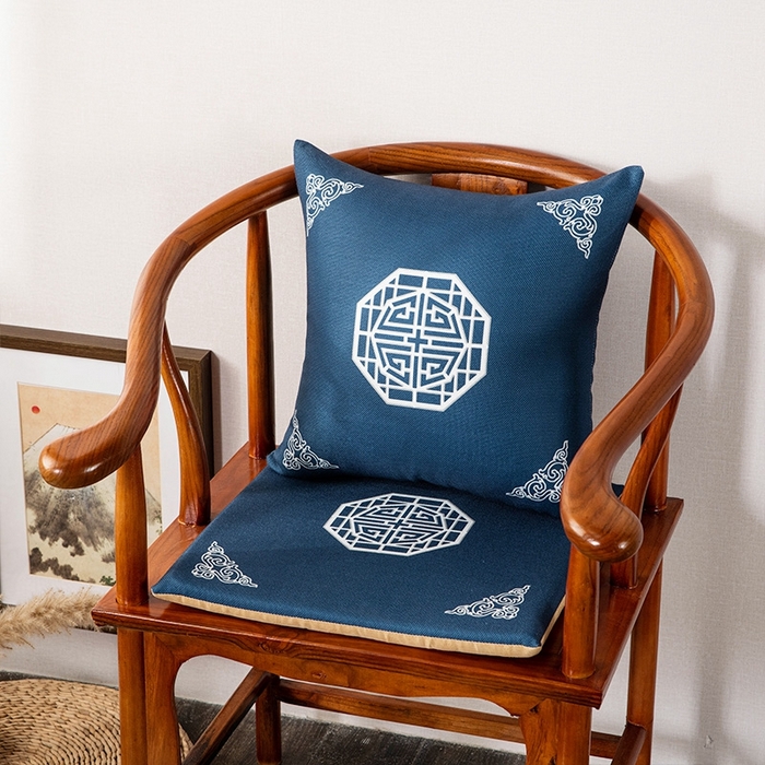 91家纺网 家纺一手货源 找家纺 （总）新奇异 2025新款高弹pp棉新中式坐垫+抱枕