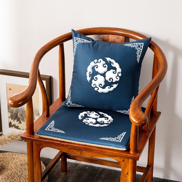 91家纺网 家纺一手货源 找家纺 （总）新奇异 2025新款高弹pp棉新中式坐垫+抱枕