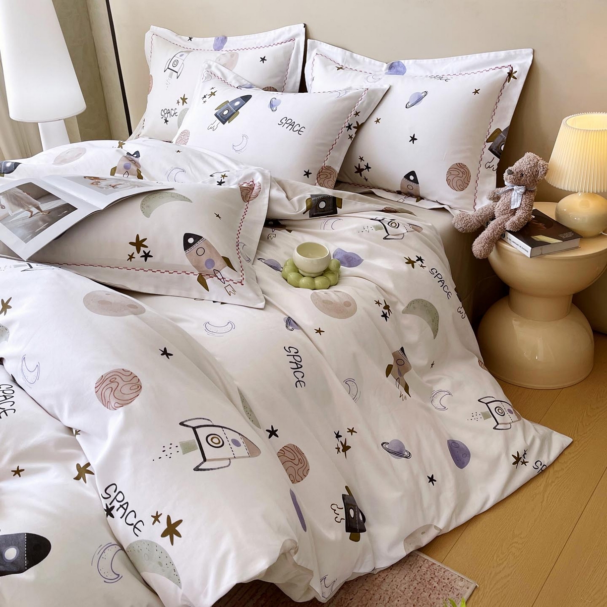 91家纺网 家纺一手货源 找家纺 （总）慕希家纺 2025新款疆大白全棉纯棉加厚生态磨毛四件套