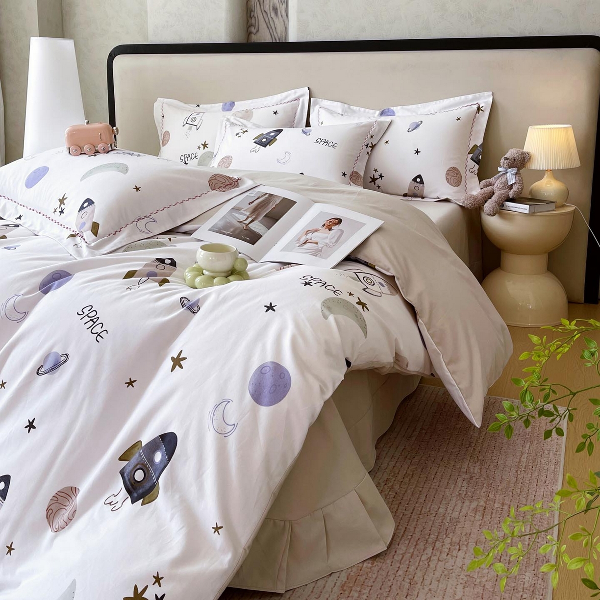 91家纺网 家纺一手货源 找家纺 （总）慕希家纺 2025新款疆大白全棉纯棉加厚生态磨毛四件套