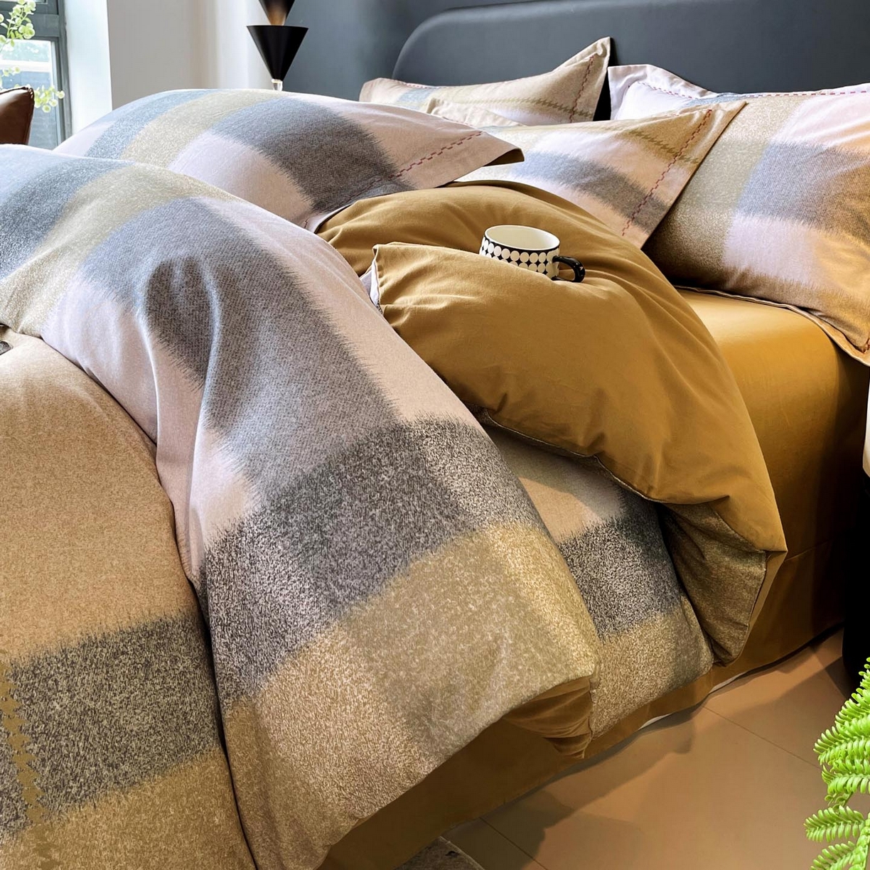 91家纺网 家纺一手货源 找家纺 （总）慕希家纺 2025新款疆大白全棉纯棉加厚生态磨毛四件套