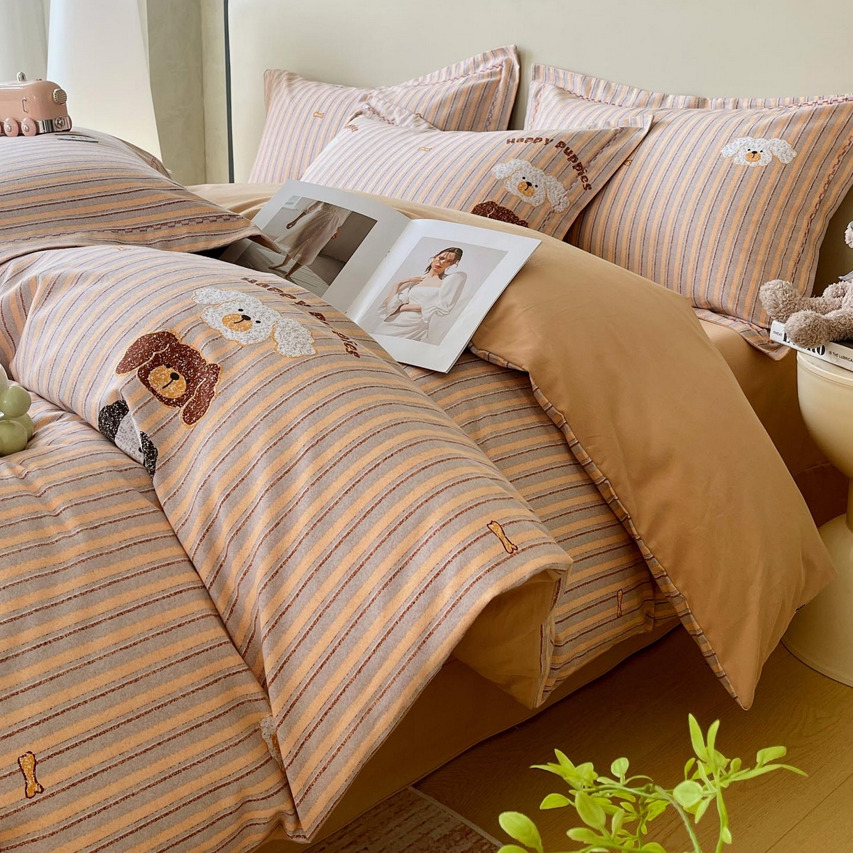 91家纺网 家纺一手货源 找家纺 （总）慕希家纺 2025新款疆大白全棉纯棉加厚生态磨毛四件套