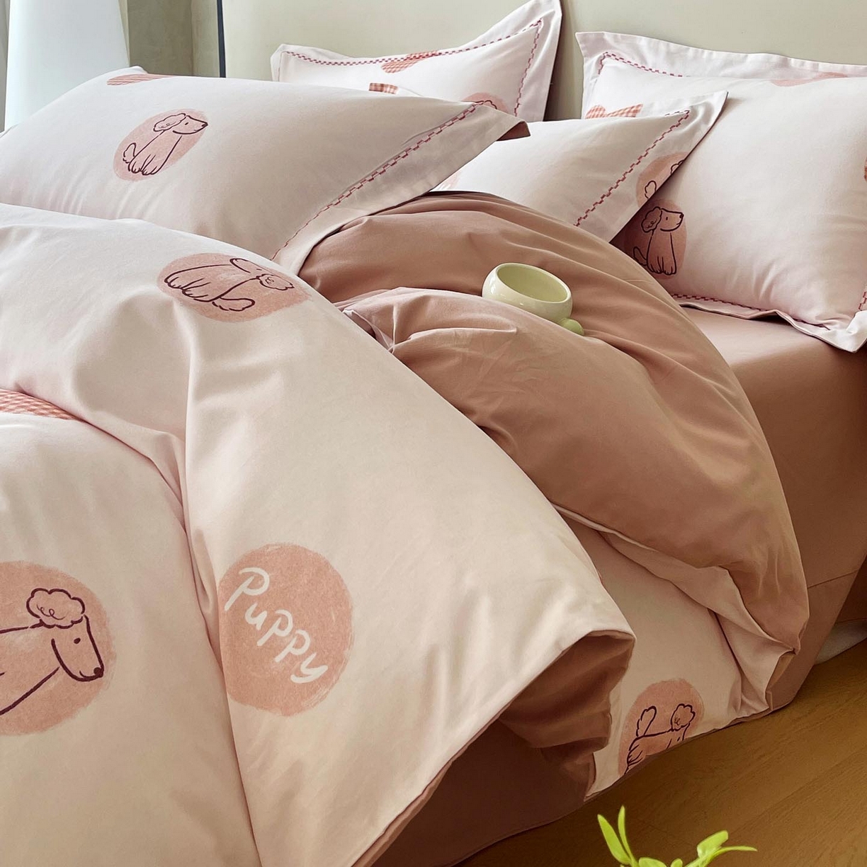 91家纺网 家纺一手货源 找家纺 （总）慕希家纺 2025新款疆大白全棉纯棉加厚生态磨毛四件套