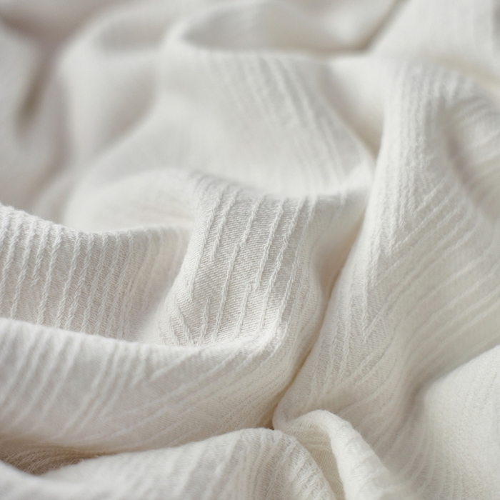 91家纺网 家纺一手货源 找家纺 （总）梦享生活家居 2025新款白色全棉肌理纹提花四件套