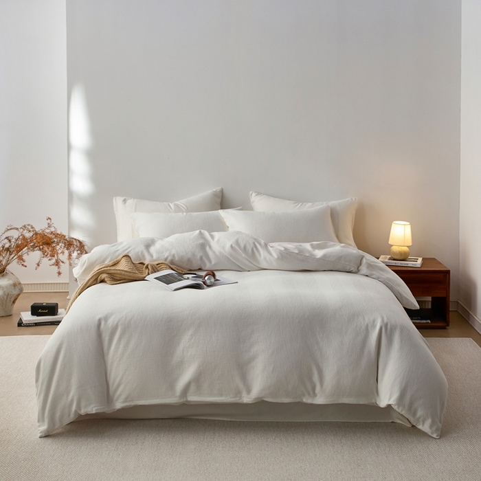 91家纺网 家纺一手货源 找家纺 梦享生活家居 2025新款A类针织高回弹40d记忆棉床垫-学生款 白-8cm