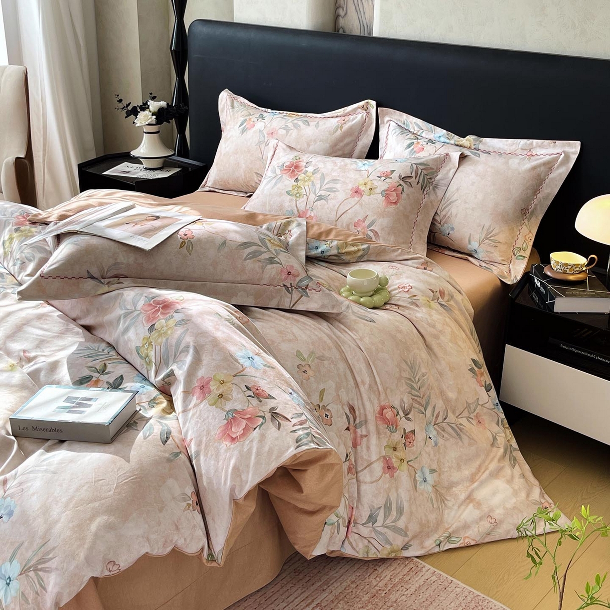 91家纺网 家纺一手货源 找家纺 慕希家纺 2025新款疆大白全棉纯棉加厚生态磨毛四件套 美伊