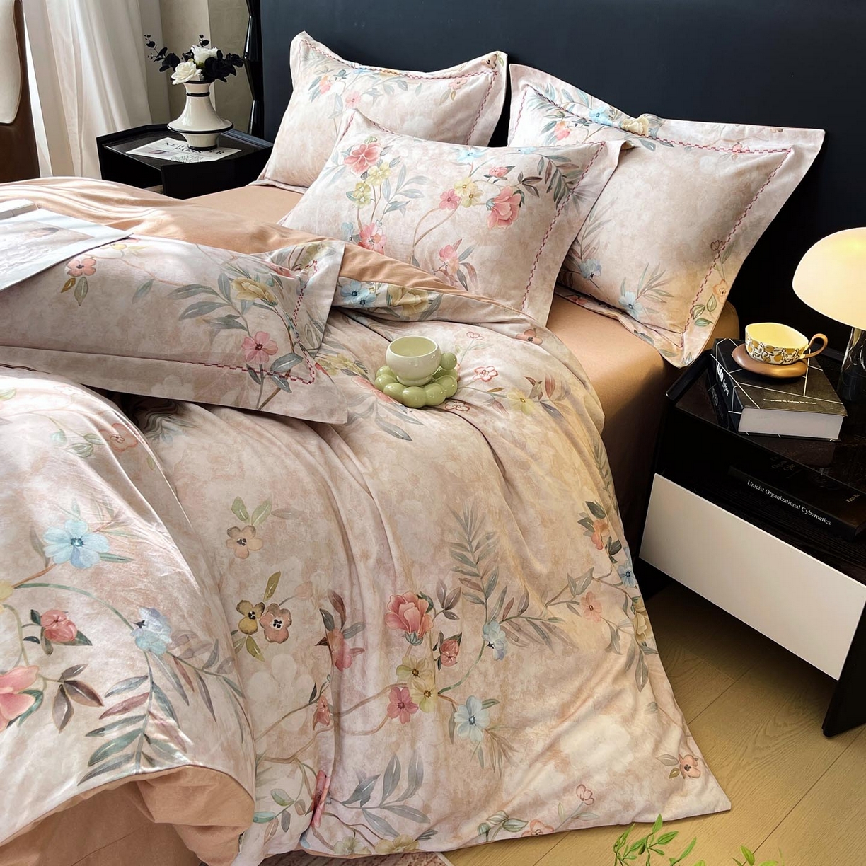 91家纺网 家纺一手货源 找家纺 慕希家纺 2025新款疆大白全棉纯棉加厚生态磨毛四件套 美伊