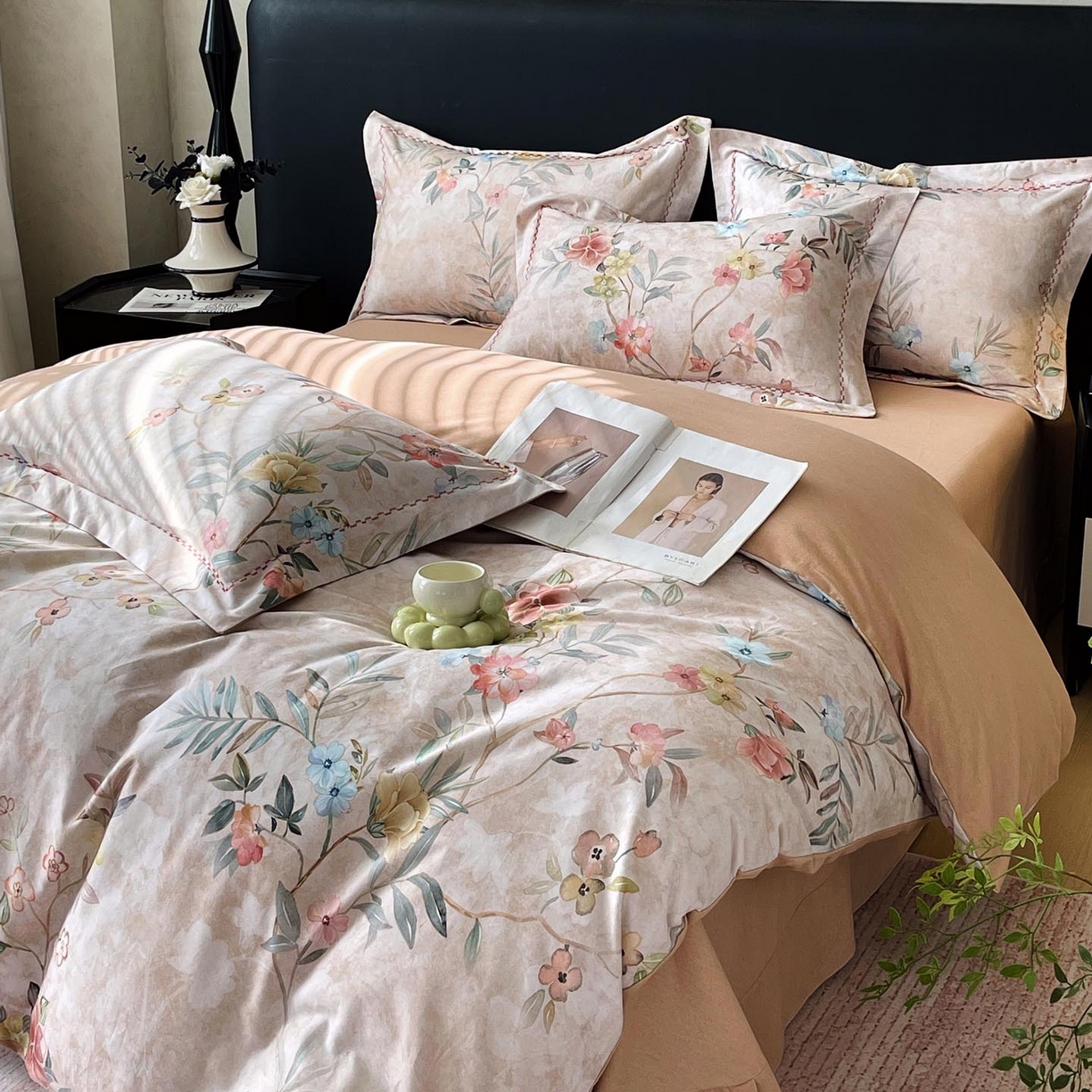 91家纺网 家纺一手货源 找家纺 慕希家纺 2025新款疆大白全棉纯棉加厚生态磨毛四件套 美伊