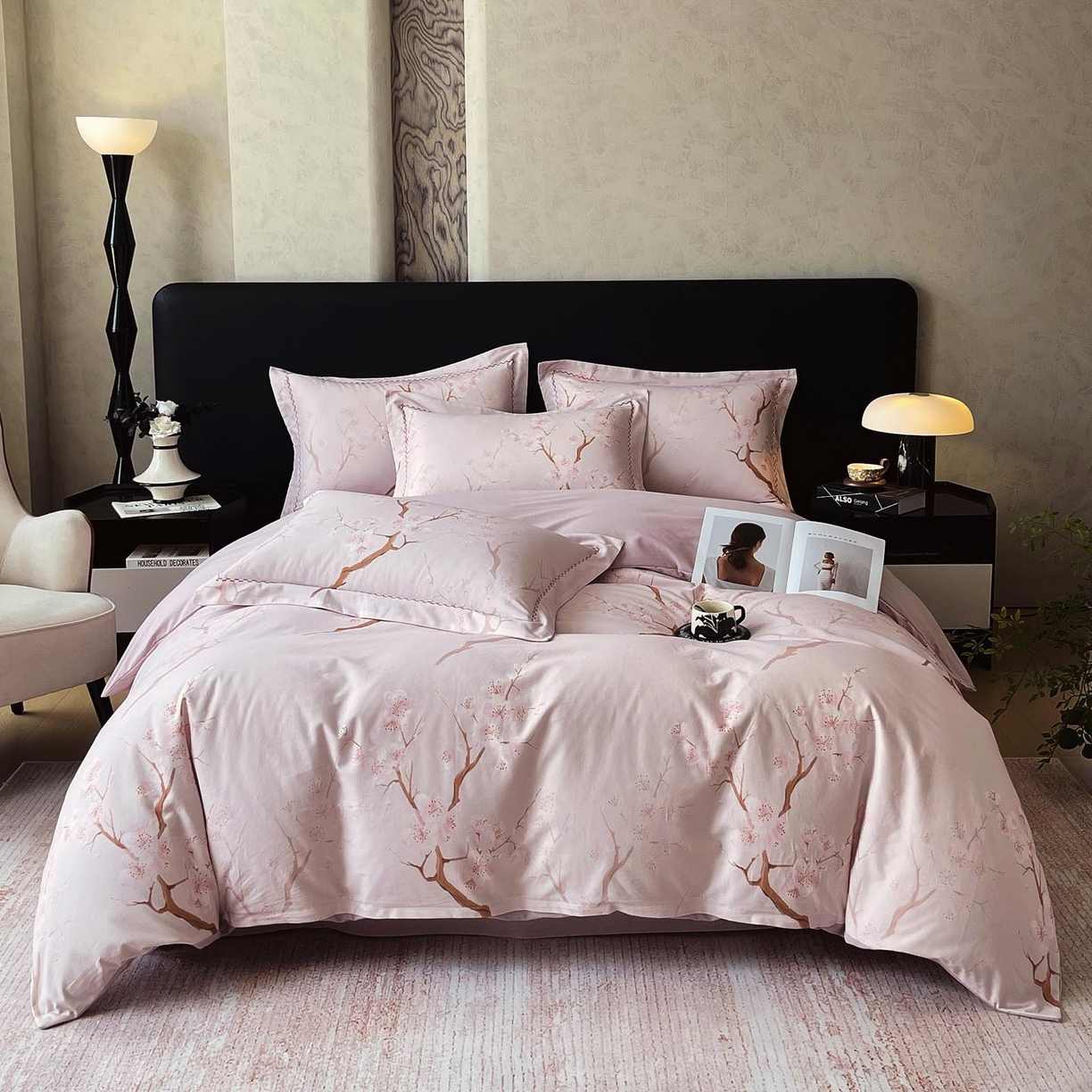 91家纺网 家纺一手货源 找家纺 慕希家纺 2025新款疆大白全棉纯棉加厚生态磨毛四件套 慕沁