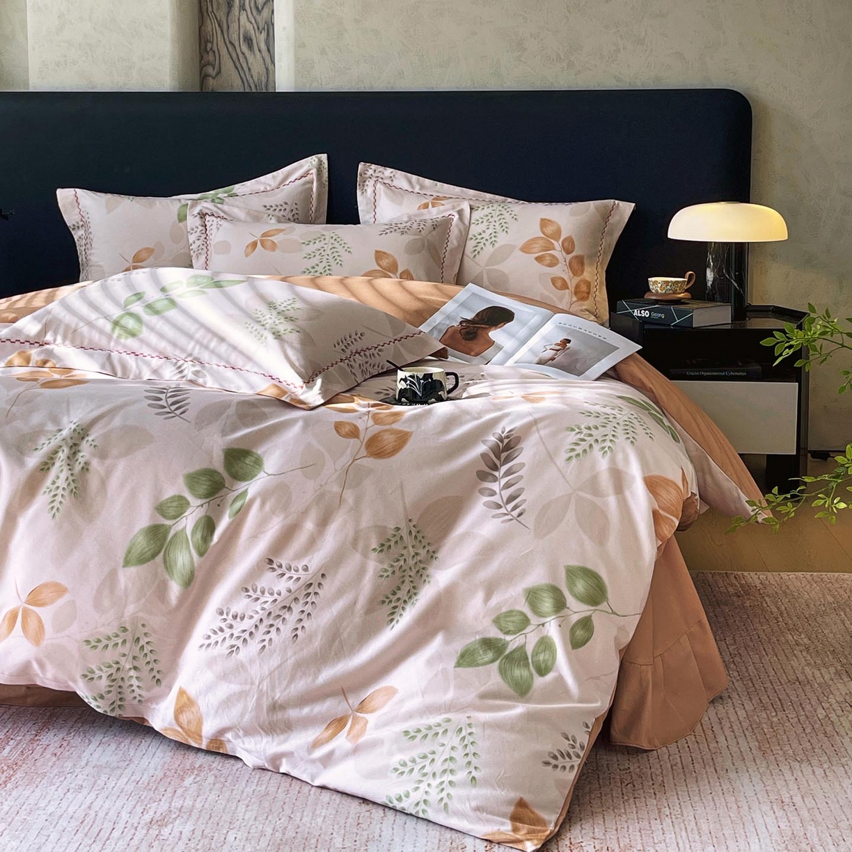 91家纺网 家纺一手货源 找家纺 慕希家纺 2025新款疆大白全棉纯棉加厚生态磨毛四件套 芊语-米