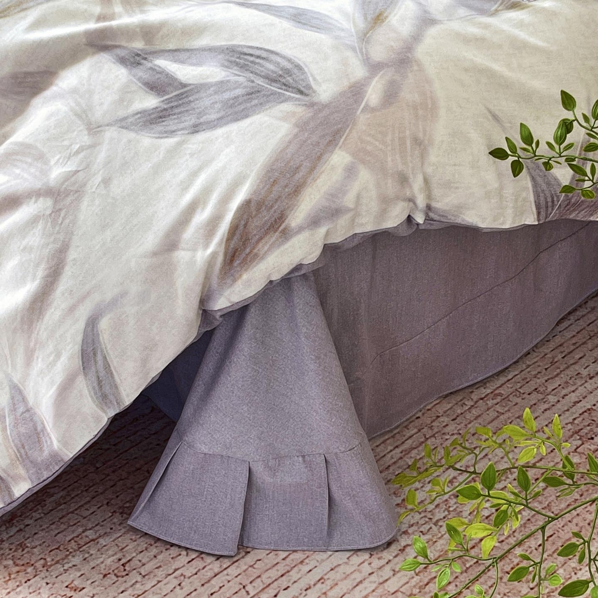 91家纺网 家纺一手货源 找家纺 慕希家纺 2025新款疆大白全棉纯棉加厚生态磨毛四件套 清风徐来