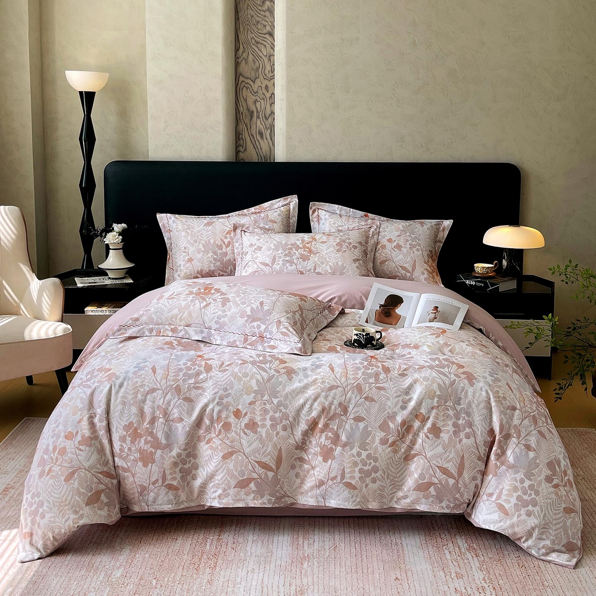 91家纺网 家纺一手货源 找家纺 慕希家纺 2025新款疆大白全棉纯棉加厚生态磨毛四件套 恬觅