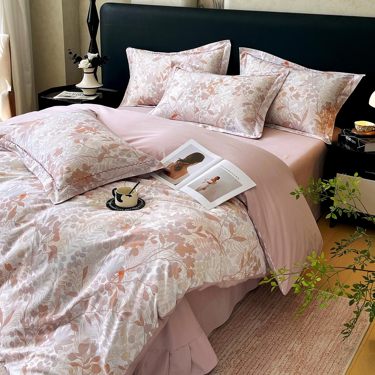 91家纺网 家纺一手货源 找家纺 慕希家纺 2025新款疆大白全棉纯棉加厚生态磨毛四件套 恬觅