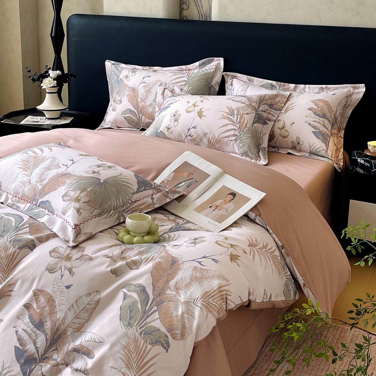 91家纺网 家纺一手货源 找家纺 慕希家纺 2025新款疆大白全棉纯棉加厚生态磨毛四件套 庭森