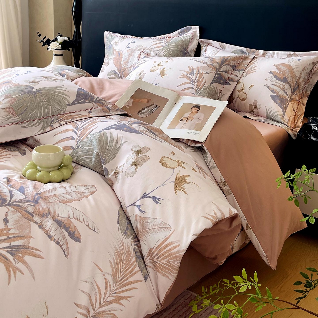 91家纺网 家纺一手货源 找家纺 慕希家纺 2025新款疆大白全棉纯棉加厚生态磨毛四件套 庭森