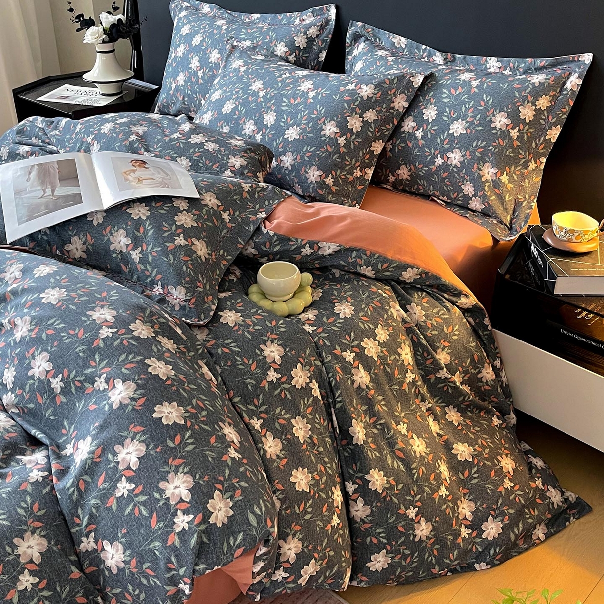 91家纺网 家纺一手货源 找家纺 慕希家纺 2025新款疆大白全棉纯棉加厚生态磨毛四件套 香草集