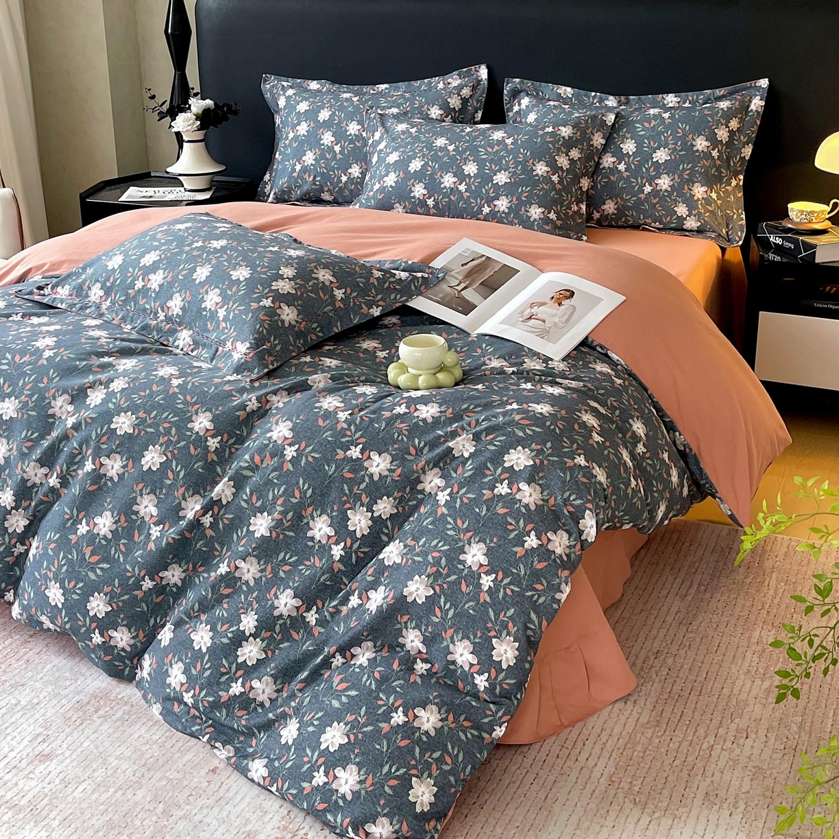 91家纺网 家纺一手货源 找家纺 慕希家纺 2025新款疆大白全棉纯棉加厚生态磨毛四件套 香草集