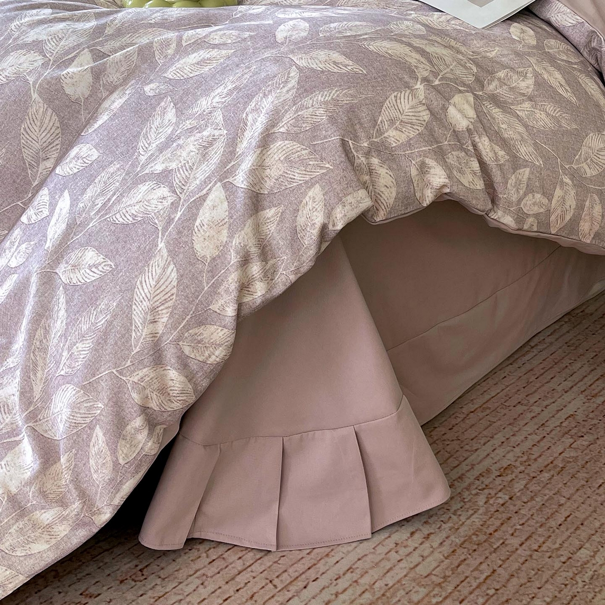 91家纺网 家纺一手货源 找家纺 慕希家纺 2025新款疆大白全棉纯棉加厚生态磨毛四件套 悠草-咖