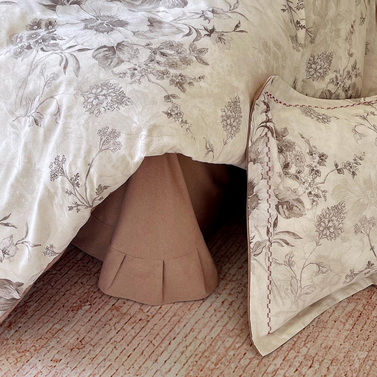 91家纺网 家纺一手货源 找家纺 慕希家纺 2025新款疆大白全棉纯棉加厚生态磨毛四件套 远黛-灰