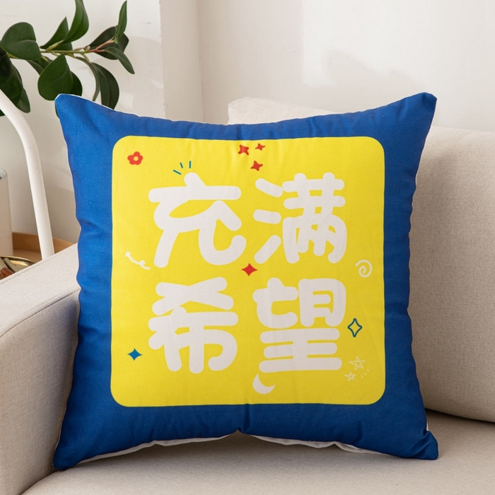 91家纺网 家纺一手货源 找家纺 （总）新奇异 2025新款颜文字抱枕靠垫 （支持定制）