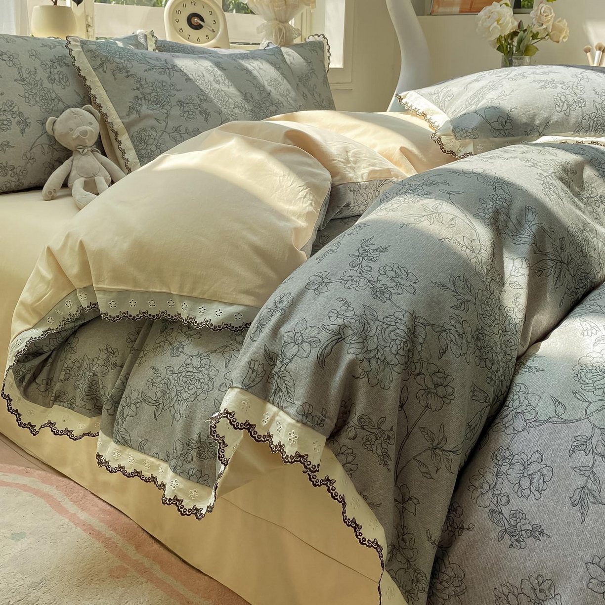 91家纺网 找家纺 四件套 慕希家纺 牛奶绒四件套