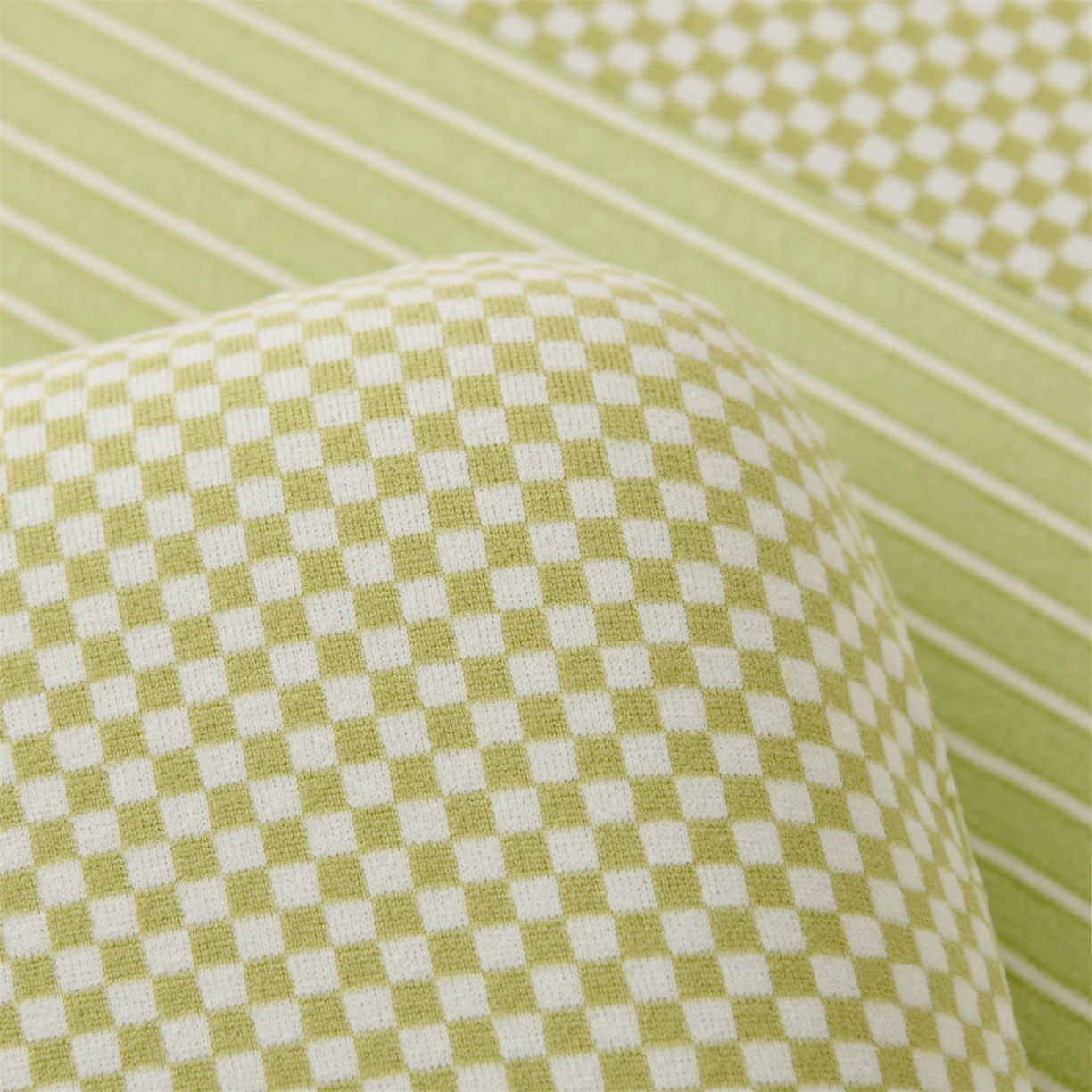 91家纺网 家纺一手货源 找家纺 大熊枕芯 2025新款童趣儿童款记忆枕面包枕头枕芯 花小兔-绿 30x50cm/对