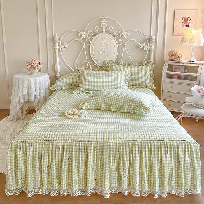 91家纺网 家纺一手货源 找家纺 （总）网红馆2025新款针织印花单床裙