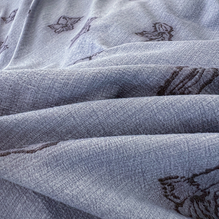 91家纺网 家纺一手货源 找家纺 亨通家纺 2025新款原麻镂空宽花边四件套-花卉系列 梦幻花兰