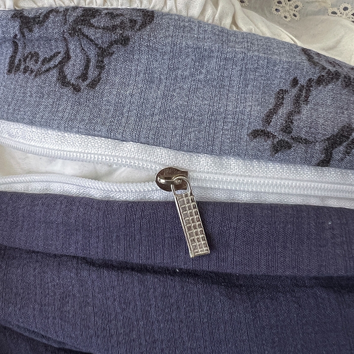 91家纺网 家纺一手货源 找家纺 亨通家纺 2025新款原麻镂空宽花边四件套-花卉系列 梦幻花兰