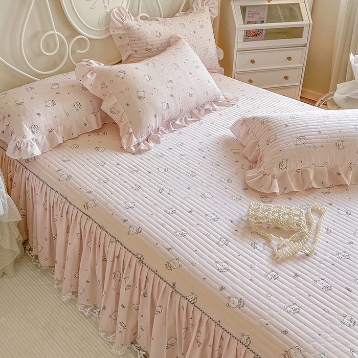 91家纺网 家纺一手货源 找家纺 （总）网红馆2025新款针织印花单床裙