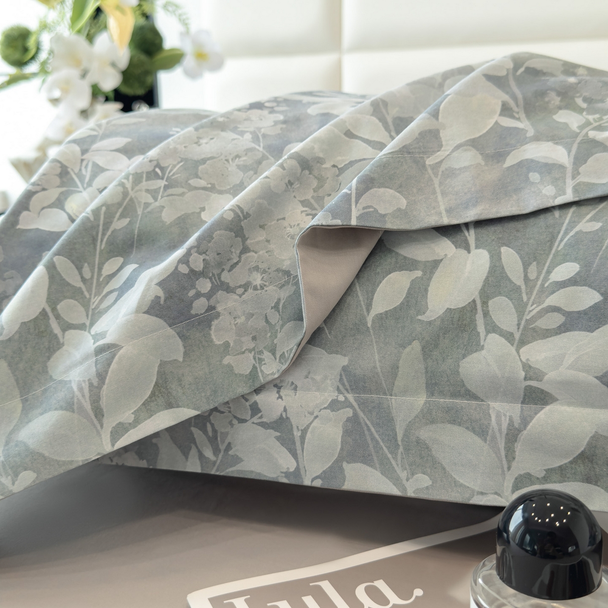 91家纺网 家纺一手货源 找家纺 （总）洺兰家居 2025新款高支高密轻奢数码印花四件套长绒棉纯棉四件套