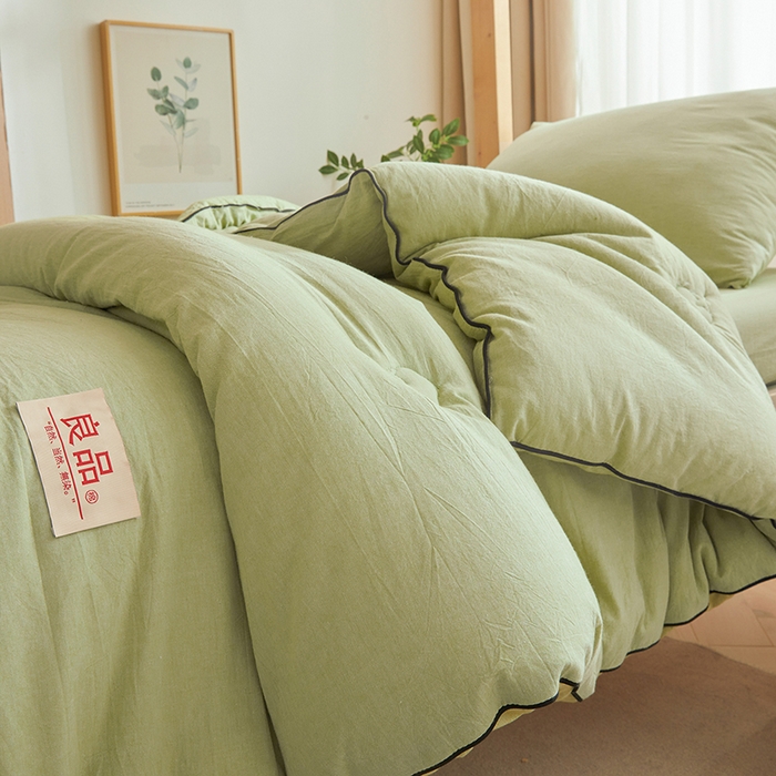 91家纺网 家纺一手货源 找家纺 （总）熙宴家纺 2025新款水洗棉嵌绳款100%新疆棉花被