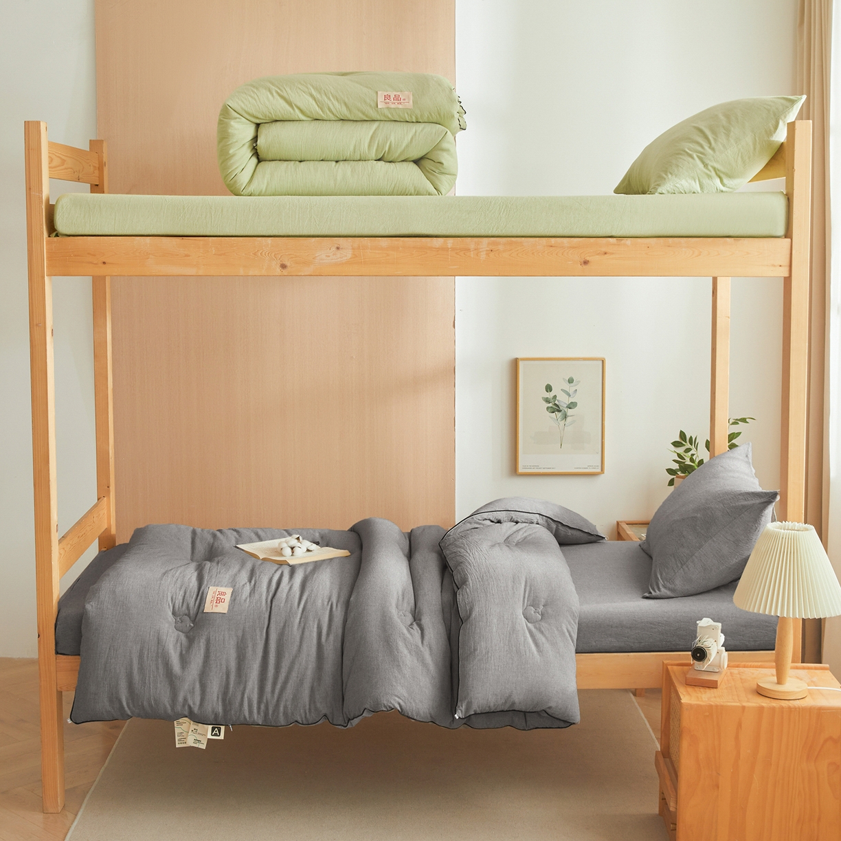 91家纺网 家纺一手货源 找家纺 熙宴家纺 2025新款水洗棉嵌绳款100%新疆棉花被 石灰