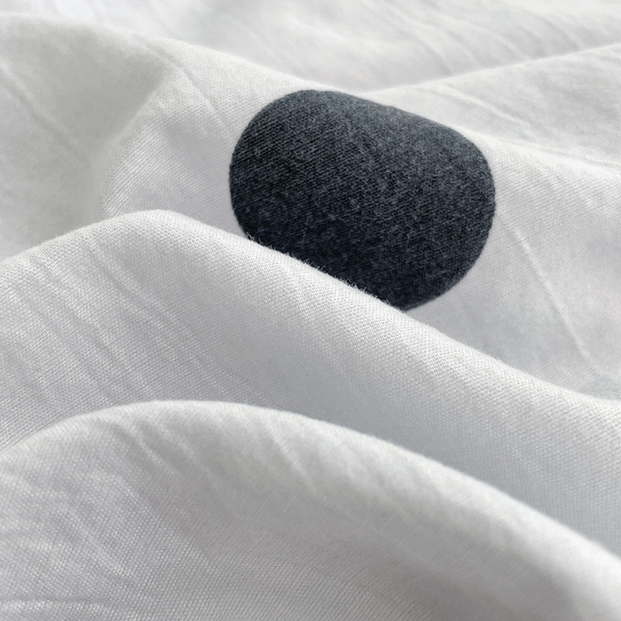 91家纺网 家纺一手货源 找家纺 梦舒羽 2025新款双层纱双人枕套情侣学生长枕芯套枕头内胆套-缤纷波点 波点-至尊黑