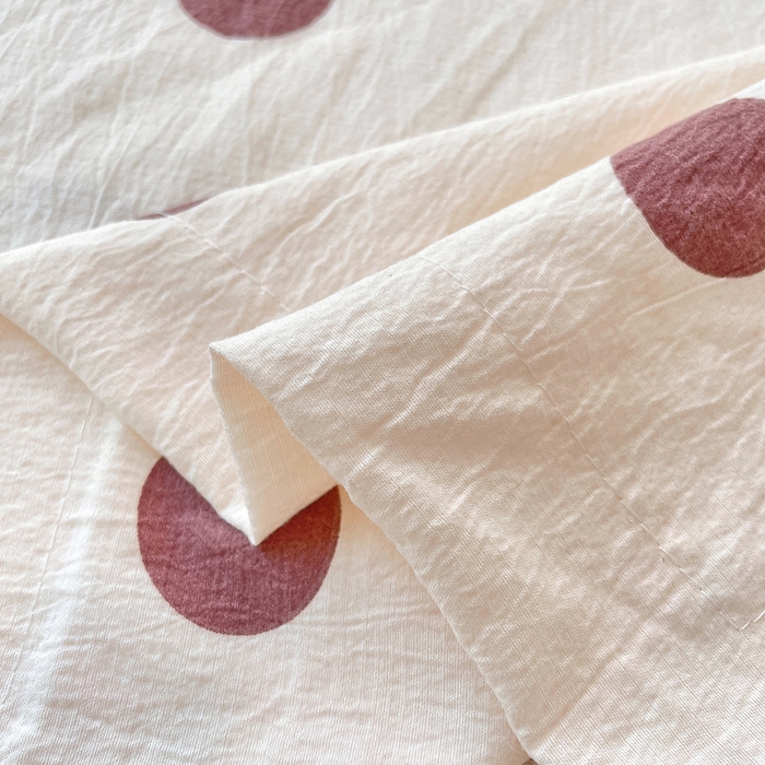 91家纺网 家纺一手货源 找家纺 （总）梦舒羽 2025新款双层纱双人枕套情侣学生长枕芯套枕头内胆套-缤纷波点