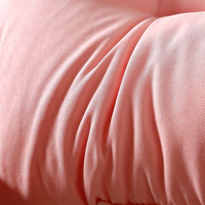 91家纺网 家纺一手货源 找家纺 怡薇格枕芯 2025新款亲肤蝴蝶刺绣糯糯棉护颈枕头枕芯 粉色48*74cm/只