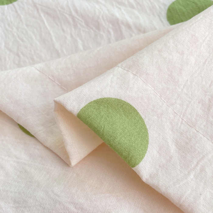 91家纺网 家纺一手货源 找家纺 梦舒羽 2025新款双层纱双人枕套情侣学生长枕芯套枕头内胆套-缤纷波点 波点-清新绿