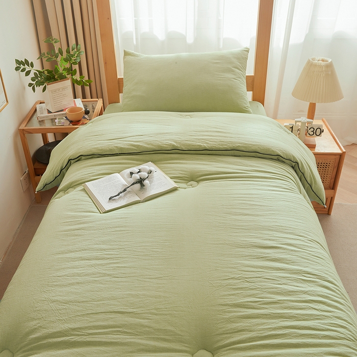 91家纺网 家纺一手货源 找家纺 （总）熙宴家纺 2025新款水洗棉嵌绳款100%新疆棉花被