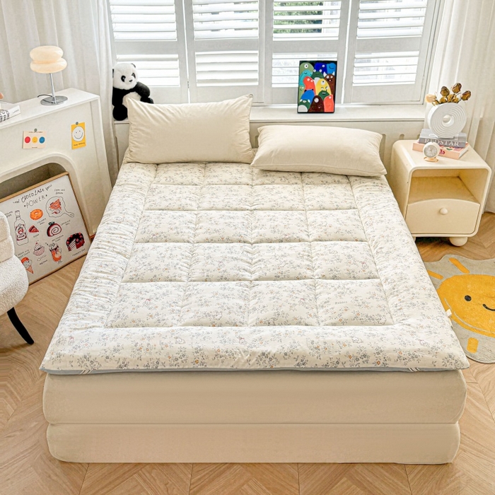 91家纺网 家纺一手货源 找家纺 魅图家纺 2025新款A类云朵棉印花棉花软床垫床褥子 小兔乖乖