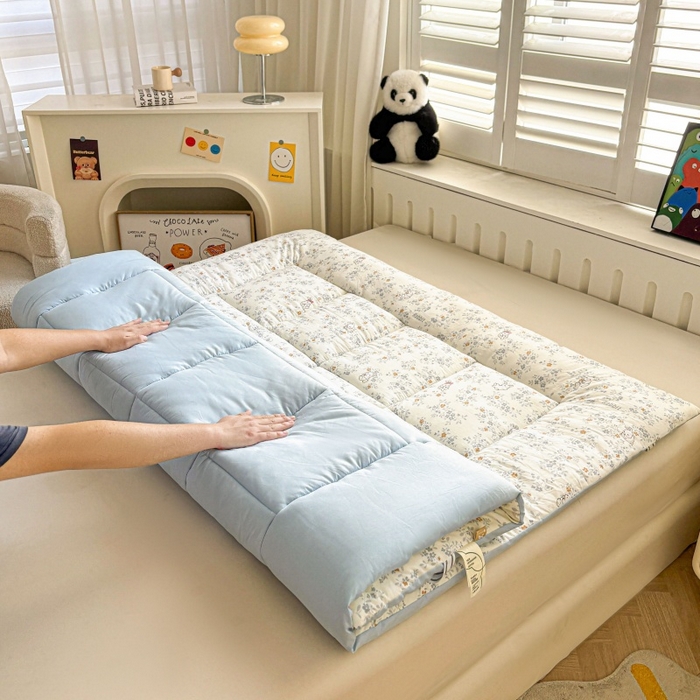 91家纺网 家纺一手货源 找家纺 魅图家纺 2025新款A类云朵棉印花棉花软床垫床褥子 小兔乖乖