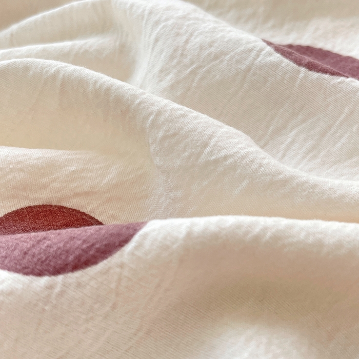 91家纺网 家纺一手货源 找家纺 梦舒羽 2025新款双层纱双人枕套情侣学生长枕芯套枕头内胆套-缤纷波点 波点-咖啡色